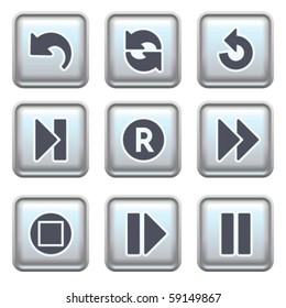 Icon on metal button 29