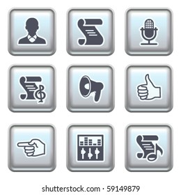 Icon on metal button 31