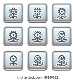 Icon on metal button 32