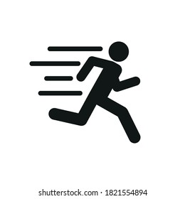 Icon on the quick launch. Simple vector illustration on a white background.