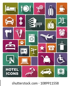 Icon on a theme of hotel service