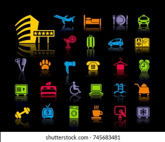 Icon on a theme of hotel service