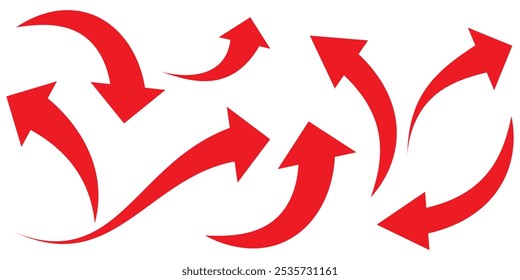 icon on white background. flat style. arrow icon for your web site design, logo, app, UI. arrow indicated the direction symbol. eps 10