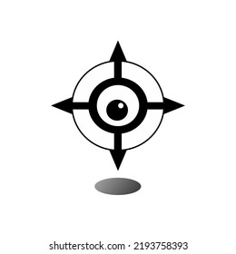 icon One Eye vector logo illustrations