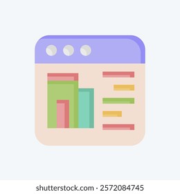 Icon Online Hotel . related to Dropshipping symbol. flat style. editable