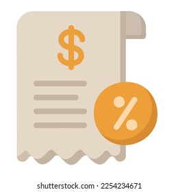 Icon online shop bill Illustration for web app etc