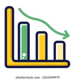Icon online shop decrease Illustration for web app etc