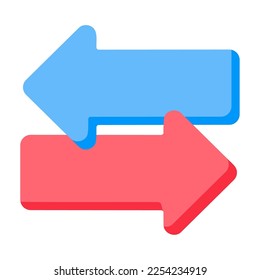 Icon online shop exchange for web app illustration