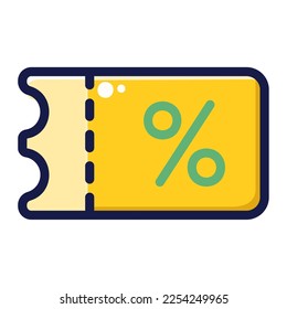 Icon online shop voucher Illustration for web app etc