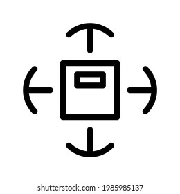 Icon for online shopping, delivery and shipping status. Tracking goods delivery