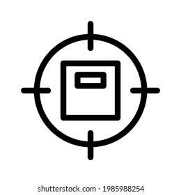 Icon for online shopping, delivery and shipping status. Tracking package delivery