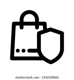 Icon Online With Style Outline