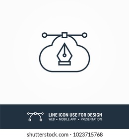 icon online vector