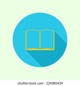 Icon of an open book. 
