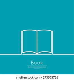 Icon of an open book. 