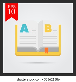 Icon of open book
