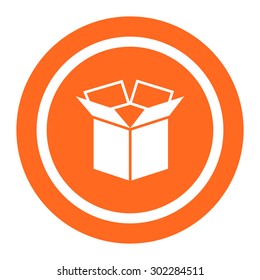 Icon of open carton box