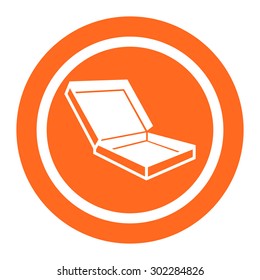 Icon of open carton flat box