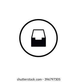 Icon Open empty box.