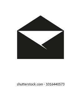 Icon of an open envelope.