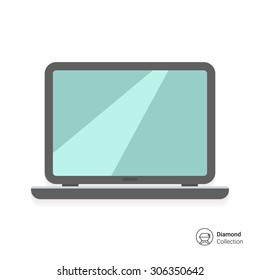 Icon of open laptop