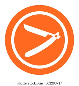 Icon of open straight razor