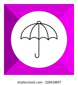 Icon of open umbrella