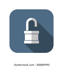 icon of opened padlock