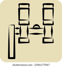 Icon Opera. related to Theatre Gradient symbol. hand drawn style. simple design editable. simple illustration
