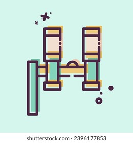 Icon Opera. related to Theatre Gradient symbol. MBE style. simple design editable. simple illustration