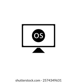 Icon a operating system, isolated against a clean background