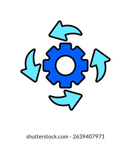 Icon a operation, isolated against a clean background.