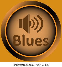 Icon orange blues loudspeaker