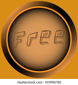 Icon orange free