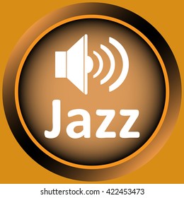 Icon orange jazz loudspeaker