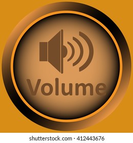 Icon orange loudness