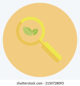 Icon Organic Search. suitable for IT Services symbol. flat style. simple design editable. design template vector. simple symbol illustration