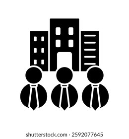 Icon a organization, isolated against a clean background.