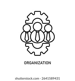 Icon a organization, isolated against a clean background.