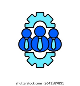 Icon a organization, isolated against a clean background.
