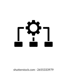 Icono de una organización, aislado contra un fondo limpio.
