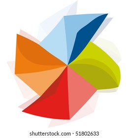 icon of origami stars.