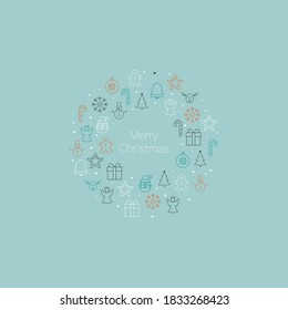 Icon ornament pattern simple design