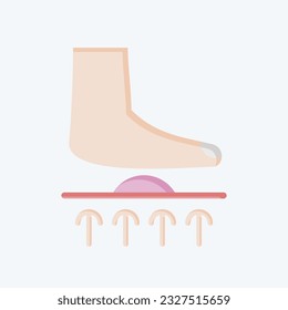 Icon Orthotics. related to Orthopedic symbol. flat style. simple design editable. simple illustration