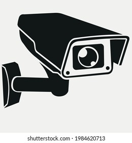 Icon of an outdoor surveillance camera. 