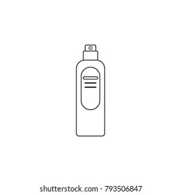 Icon outline cleaning bottle spray
