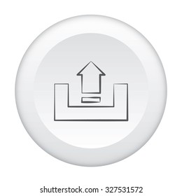 An Icon Outline within a dotted circle - Upload