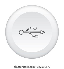An Icon Outline within a dotted circle - USB