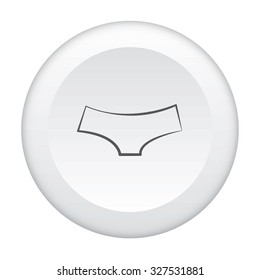 An Icon Outline within a dotted circle - Womens Briefs