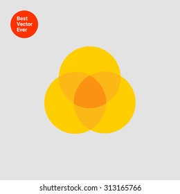 Icon of overlapped circular diagrams